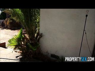 Eigentum Sex verzweifelt Immobilienmakler fickt auf Kamera zu verkaufen Haus
