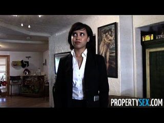 propertysex niedlich Immobilienmakler macht schmutziges Pov Sex Video mit Client
