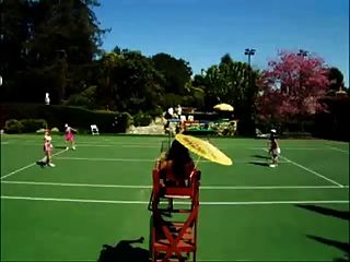 nackt Tennis
