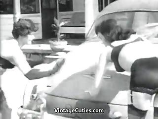 Mädchen und ihr perversen Liebhaber (1950er Jahrgang)