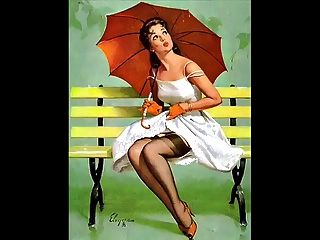 Klassische Pinup Art Gil Elvgren