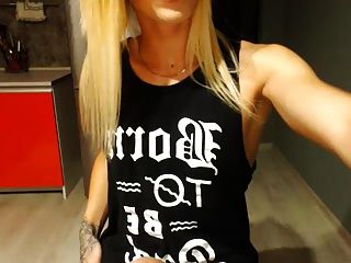 süße Tgirl Idioten und Cums auf Cam